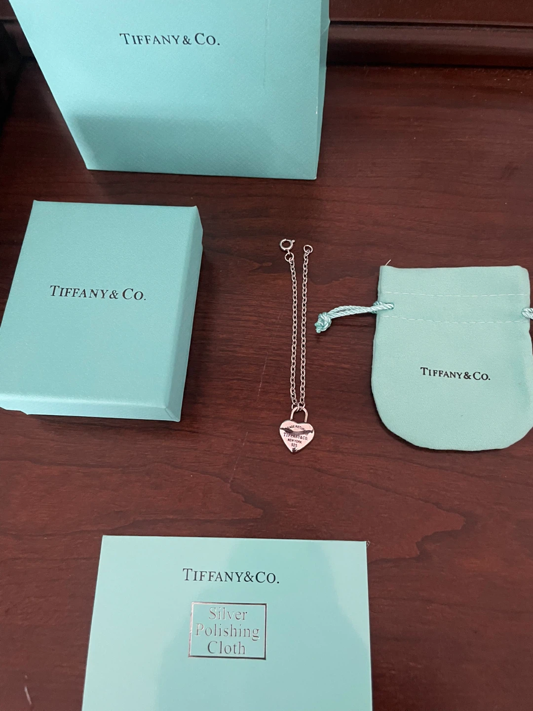 Tiffany & Co. Return to Tiffany Heart Lock Necklace