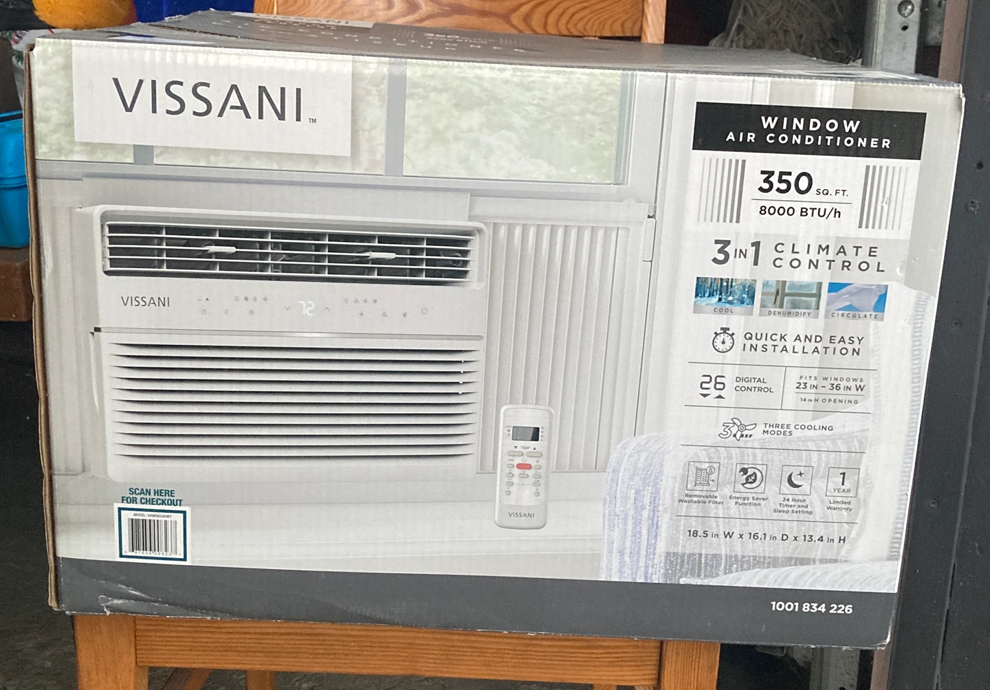 Vissani 8,000 BTU Window Air Conditioner