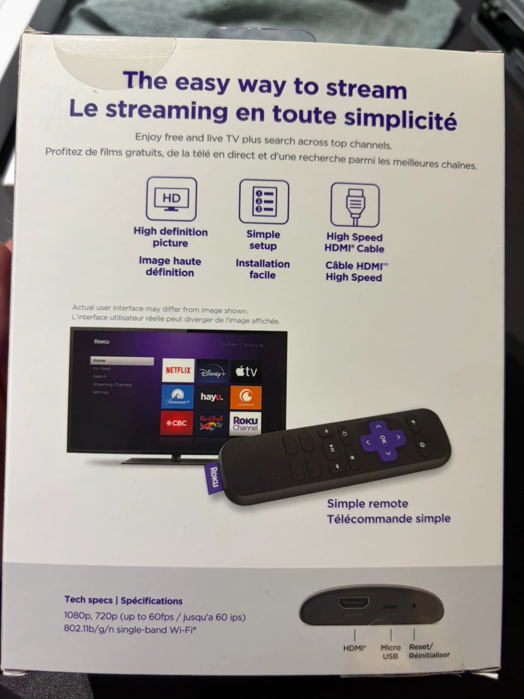 Roku Express HD Streaming Player - photo 3