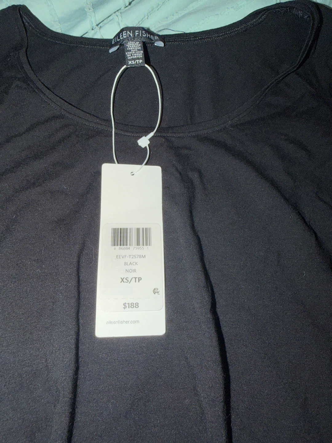 Eileen Fisher Black Dress/shirt- New with Tags - photo 2