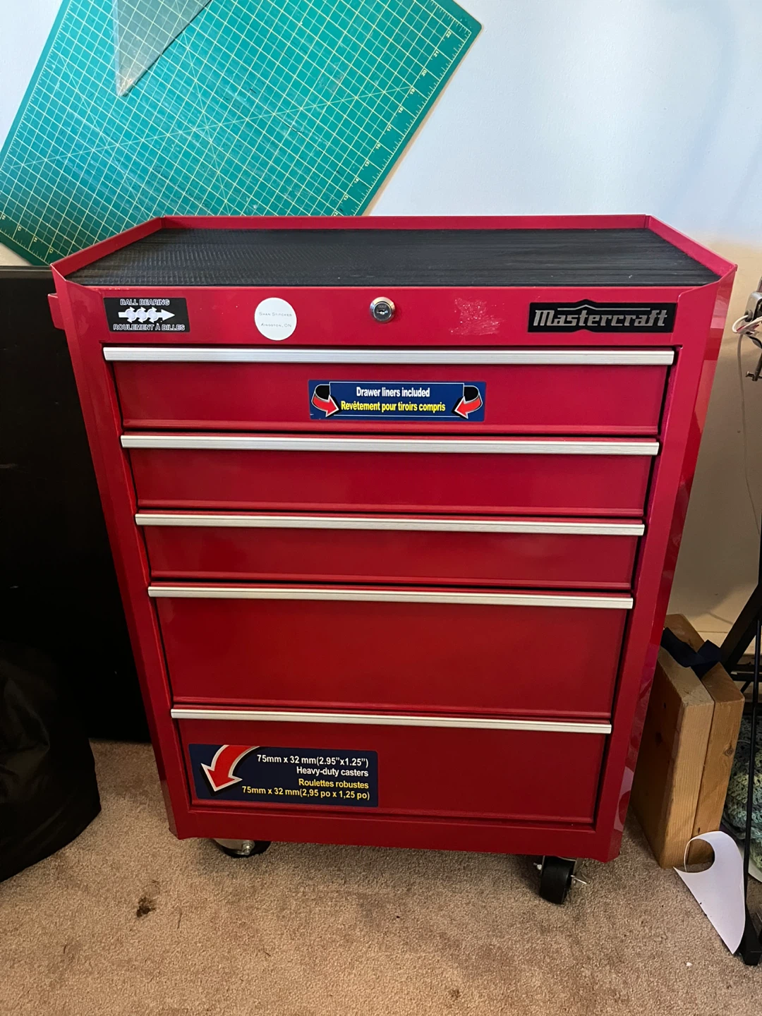 Mastercraft 5-Drawer Tool Cabinet