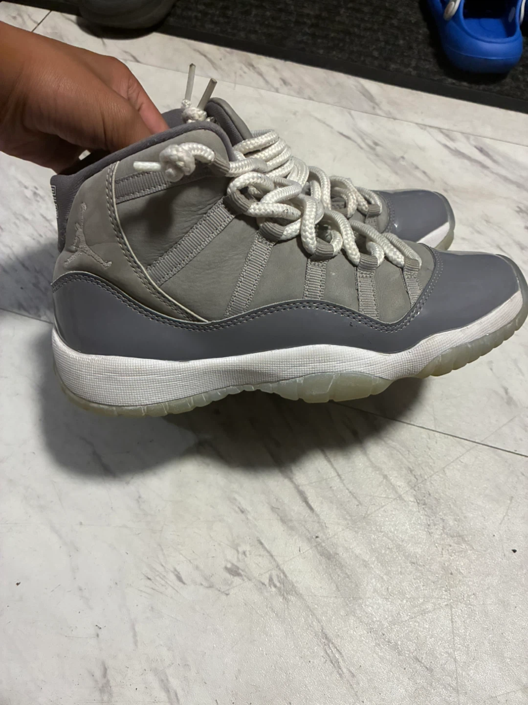 Air Jordan 11 Retro Cool Grey Size 5Y - photo 2