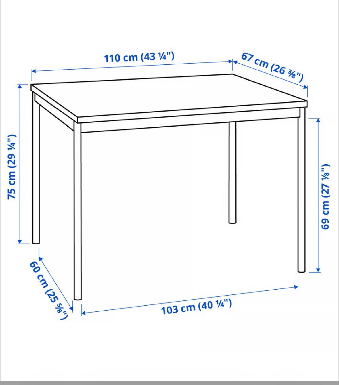 IKEA dining table - photo 2