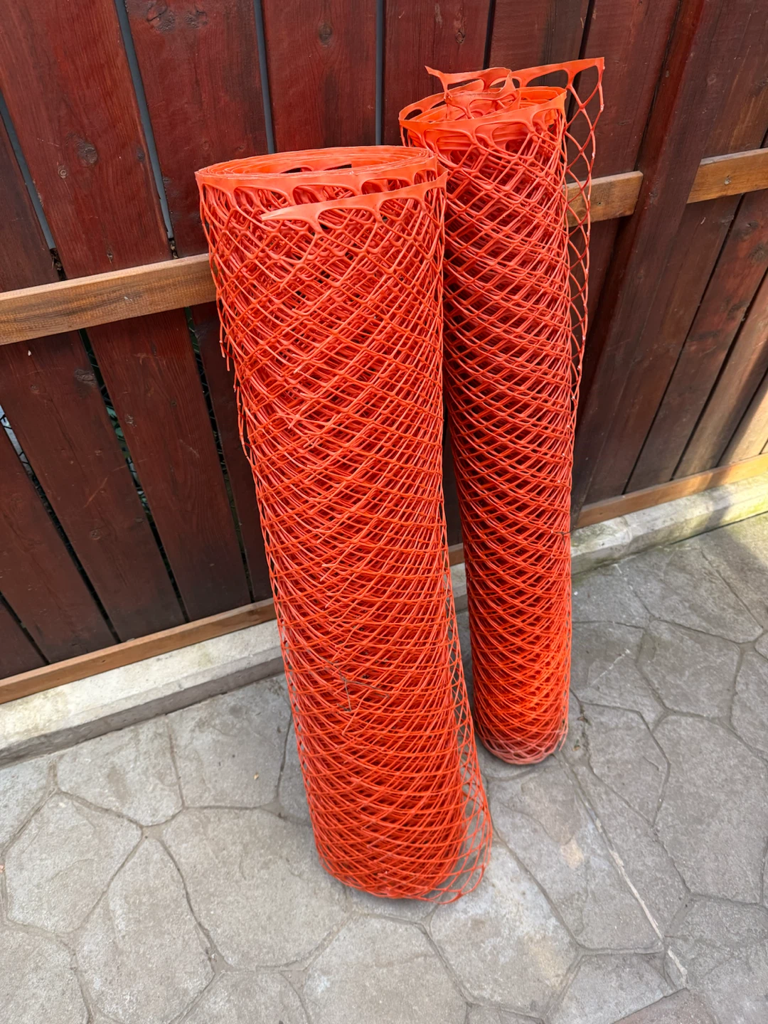 Plastic safety fence