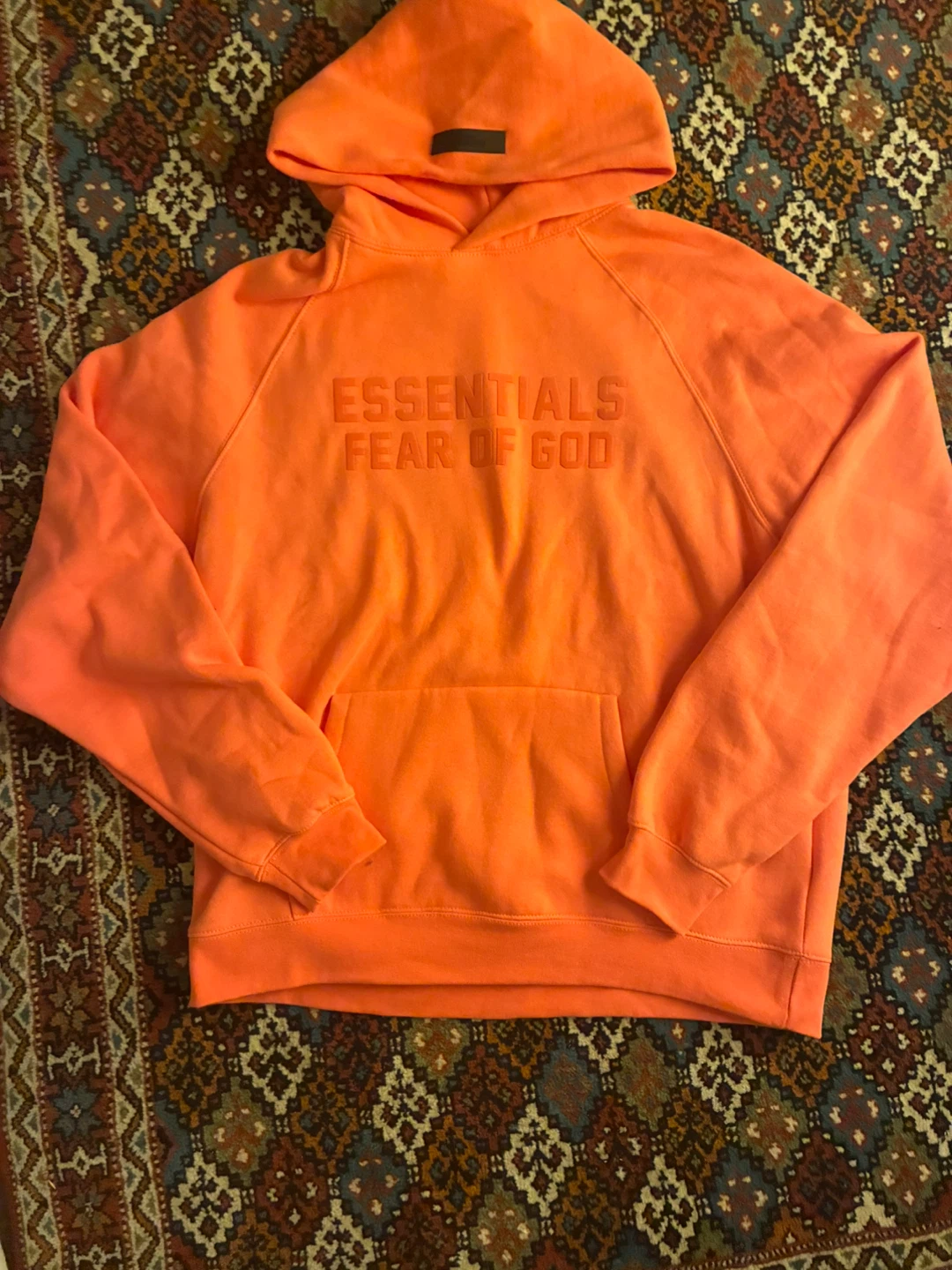 Essentials Fear of God Orange Hoodie send offers