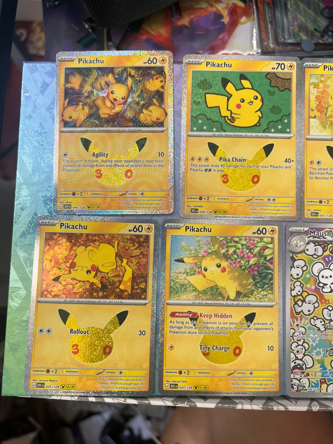 30th Anniversary Celebrations Lot of 9 Pokemon Cards - photo 4