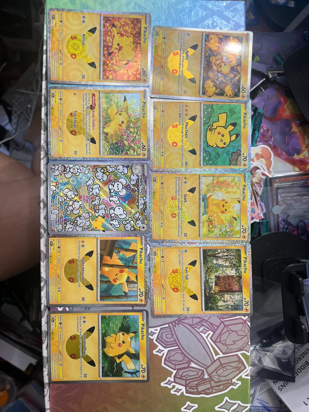 30th Anniversary Celebrations Lot of 9 Pokemon Cards - photo 5