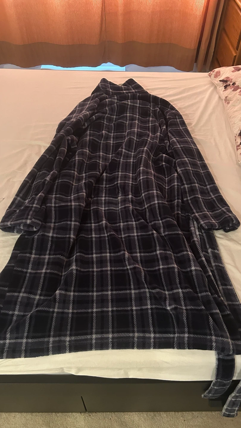 Plush Plaid Bathrobe - photo 2