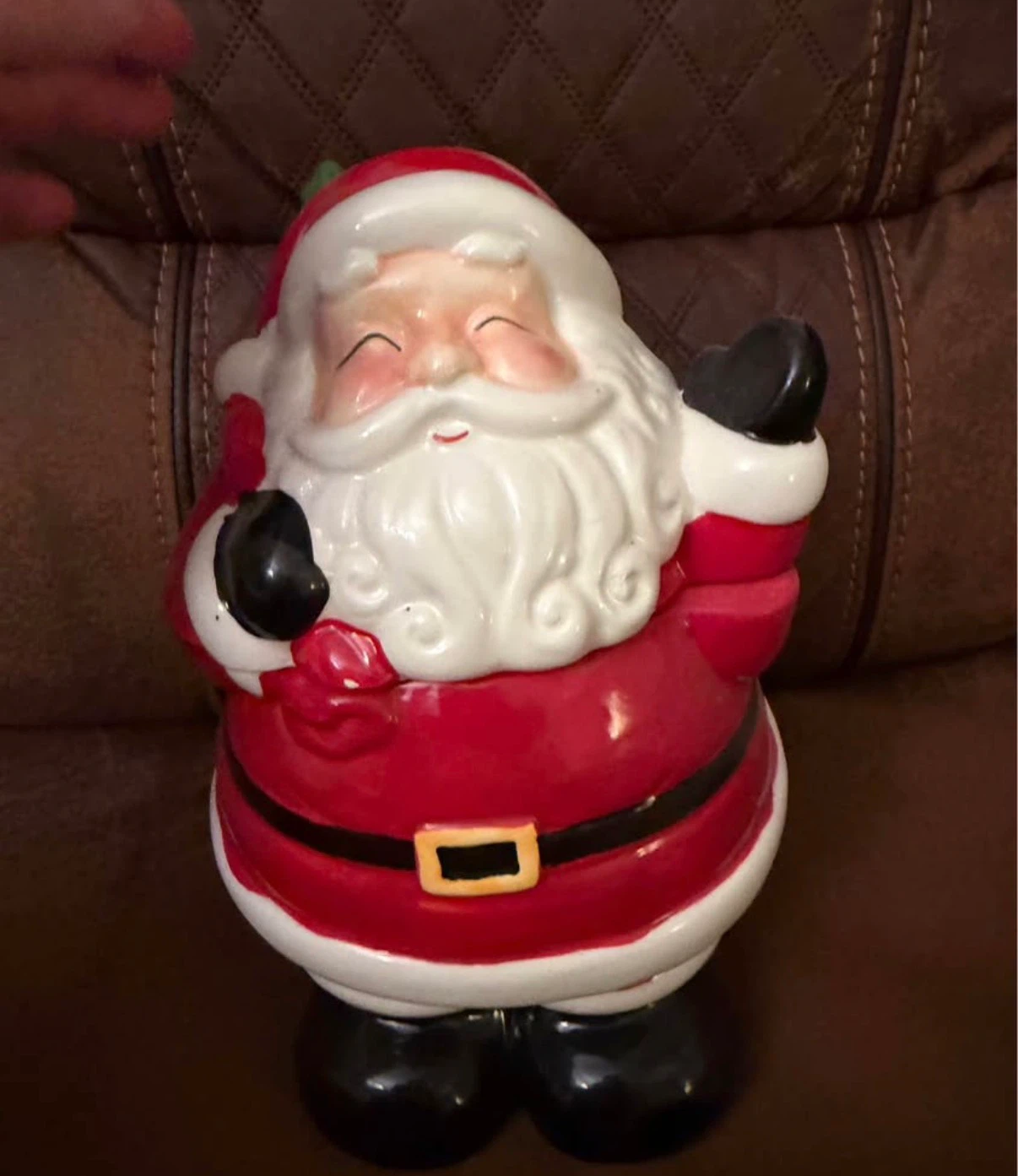 Ceramic Santa Claus Cookie Jar