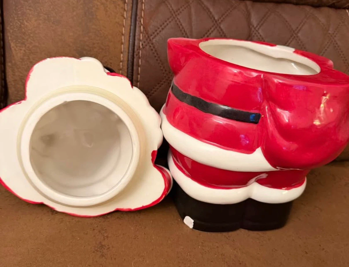 Ceramic Santa Claus Cookie Jar - photo 5