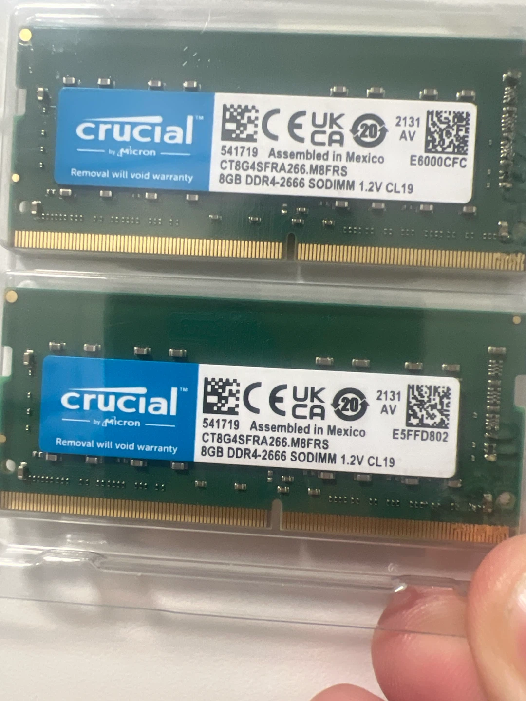 Crucial 16GB (2 x 8GB) DDR4-2666 SODIMM RAM