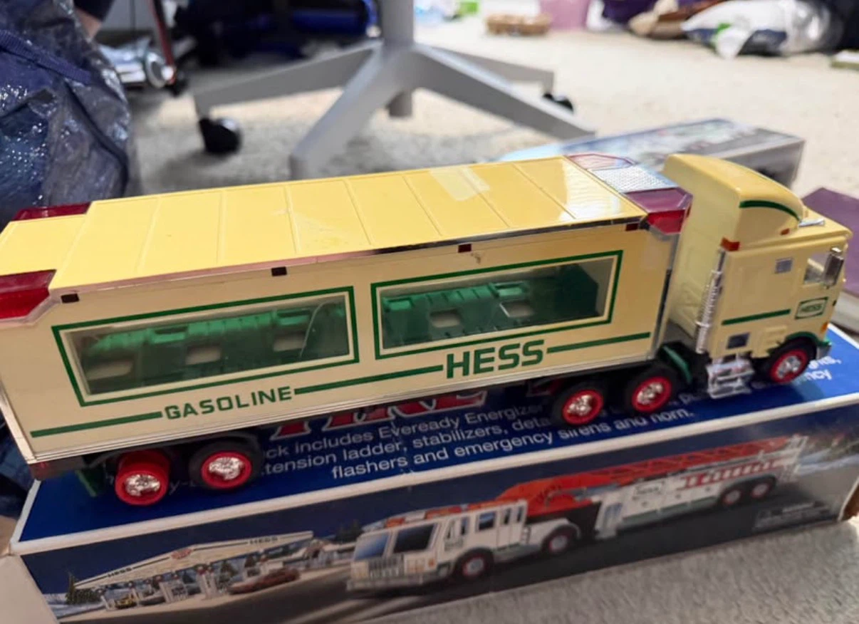 Hess Toy Truck with Racer Car