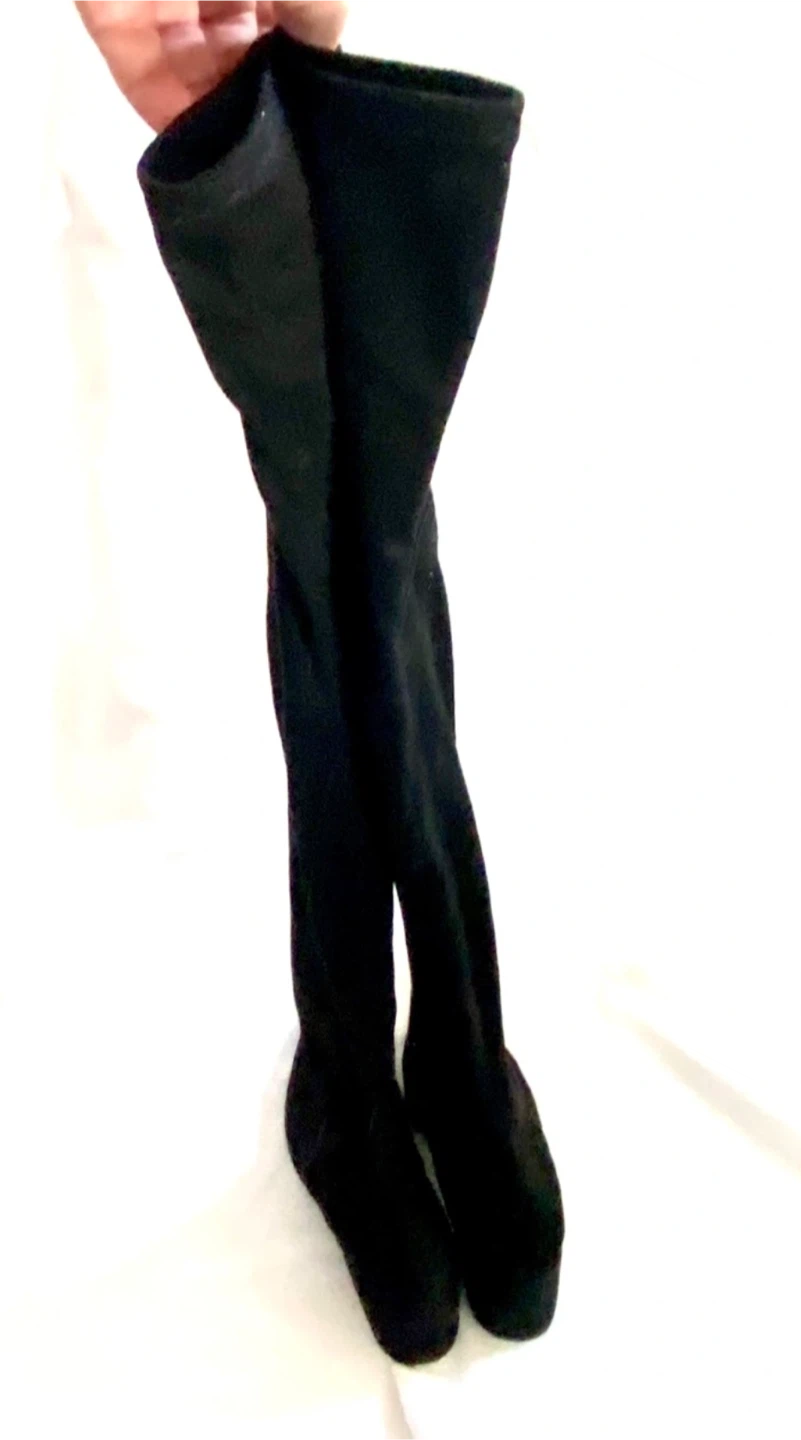 Call It Spring black over-the-knee boots Size 8.5 - photo 5