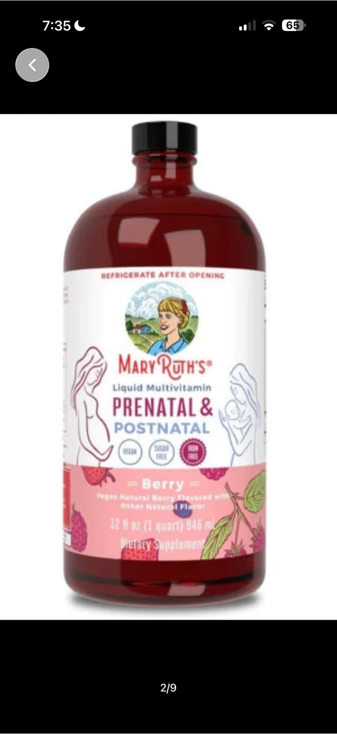 Mary Ruth's Vegan Prenatal & Postnatal Multivitamin
