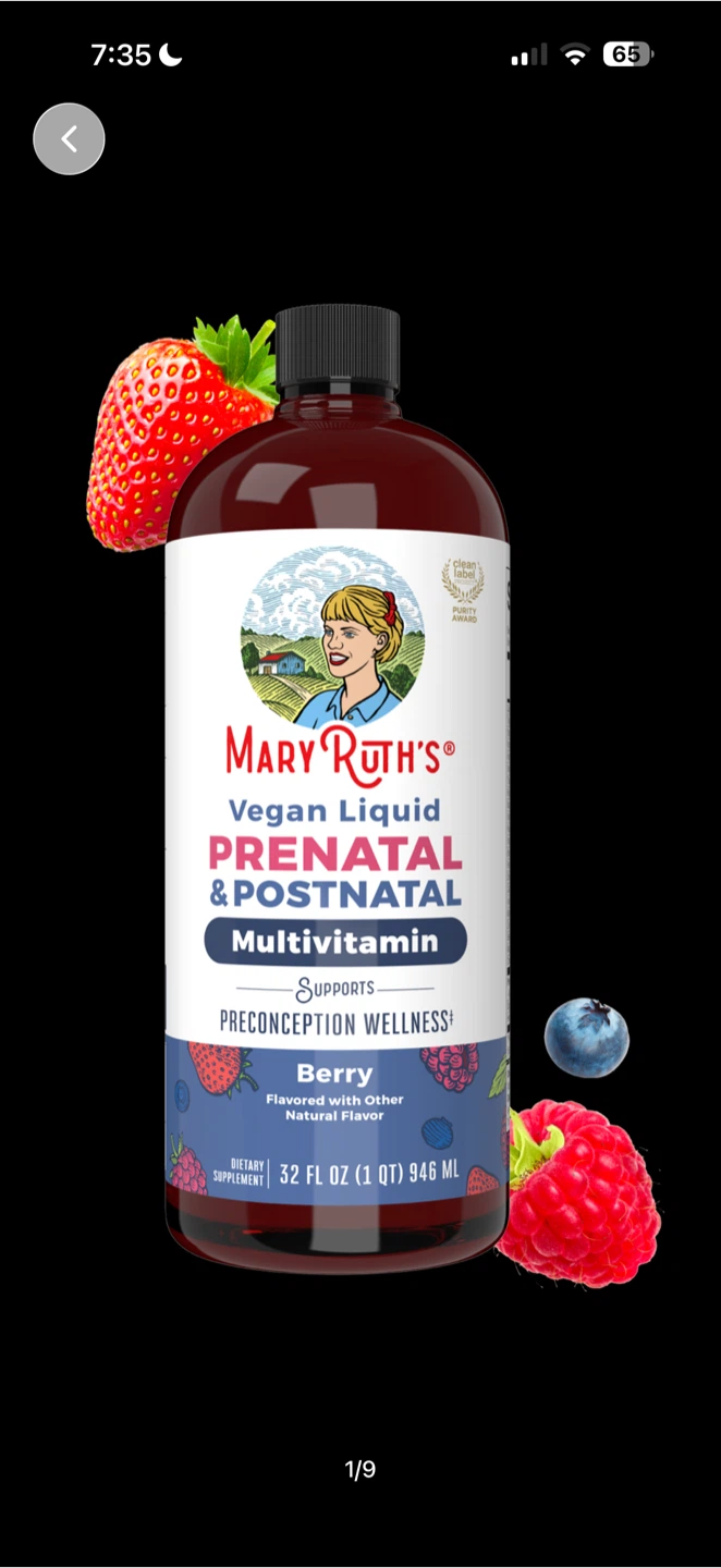Mary Ruth's Vegan Prenatal & Postnatal Multivitamin - photo 2