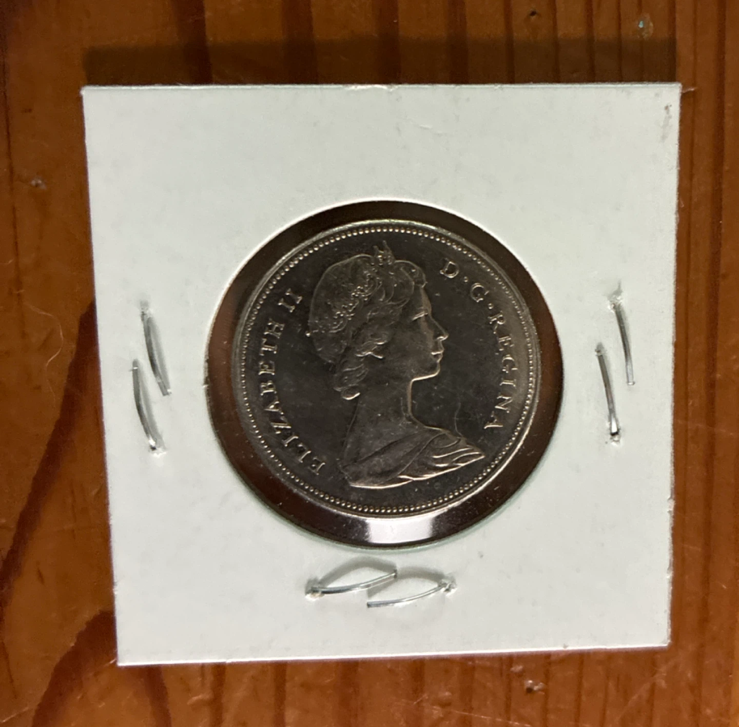 Uncirculated 1968 Canadian 50 Cent Coin - photo 2