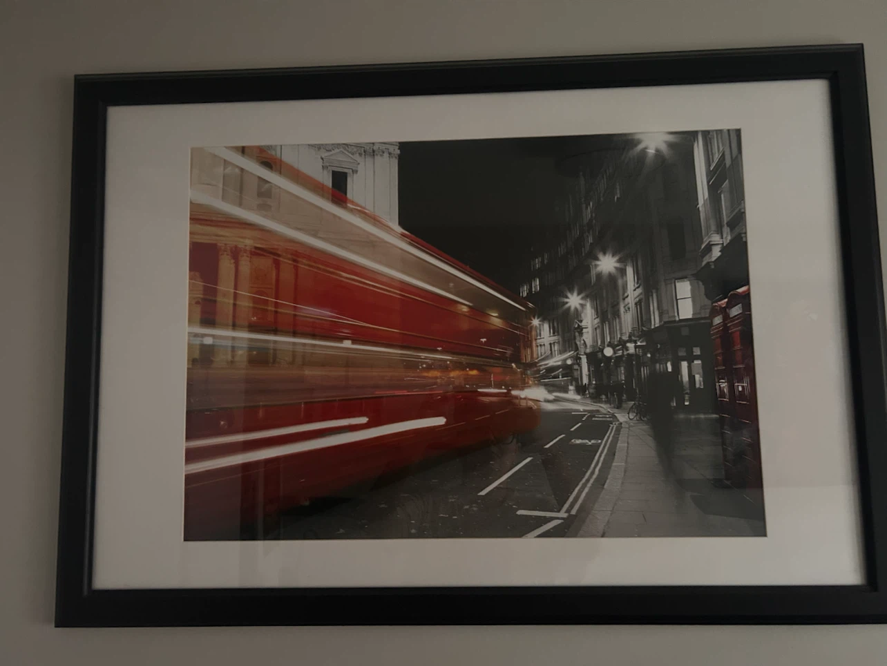Vintage Car Interior and London Bus Framed Wall Art - photo 2