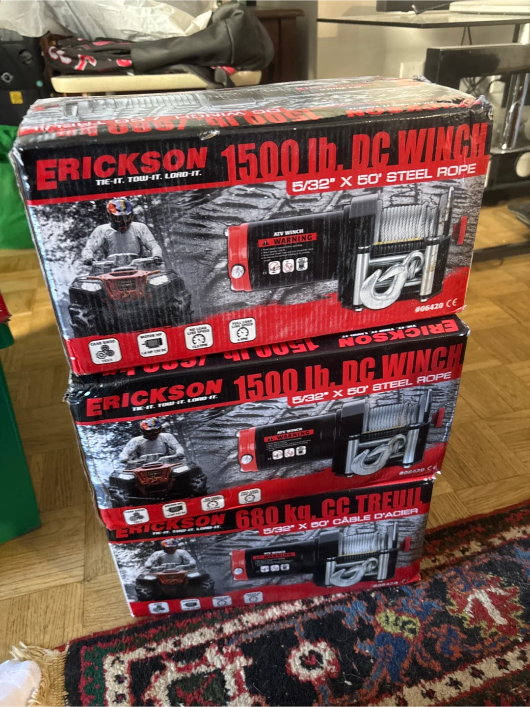 Erickson 1500 lb DC Winch