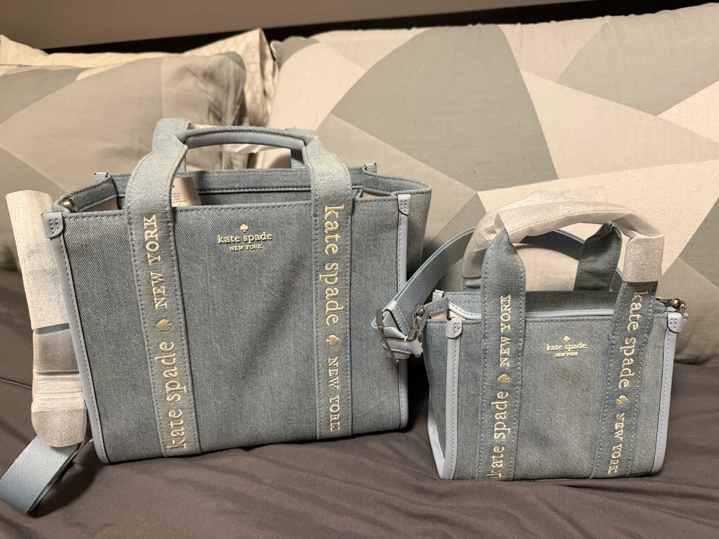 Kate Spade Denim Mini Tote Bag