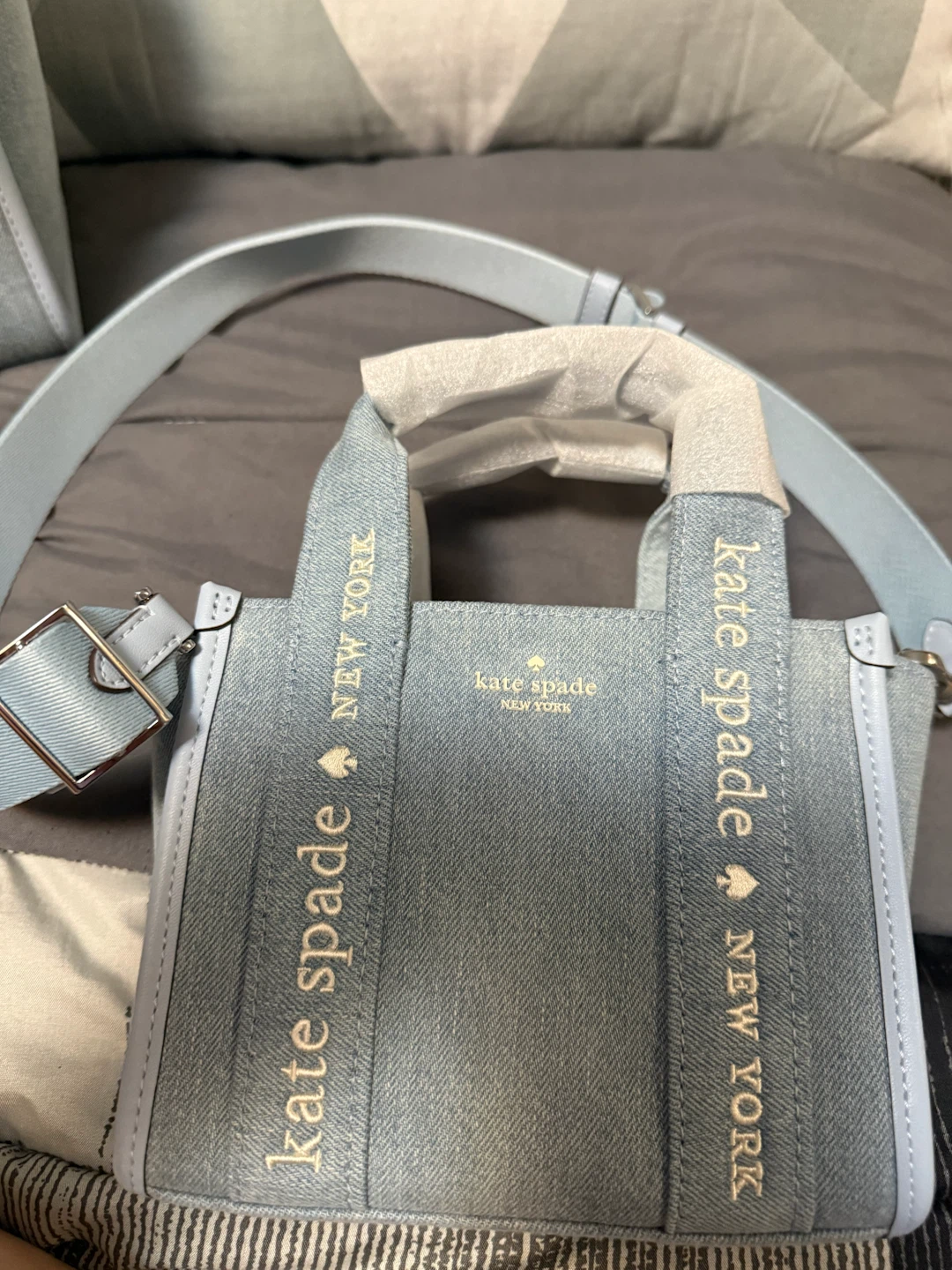 Kate Spade Denim Mini Tote Bag - photo 3