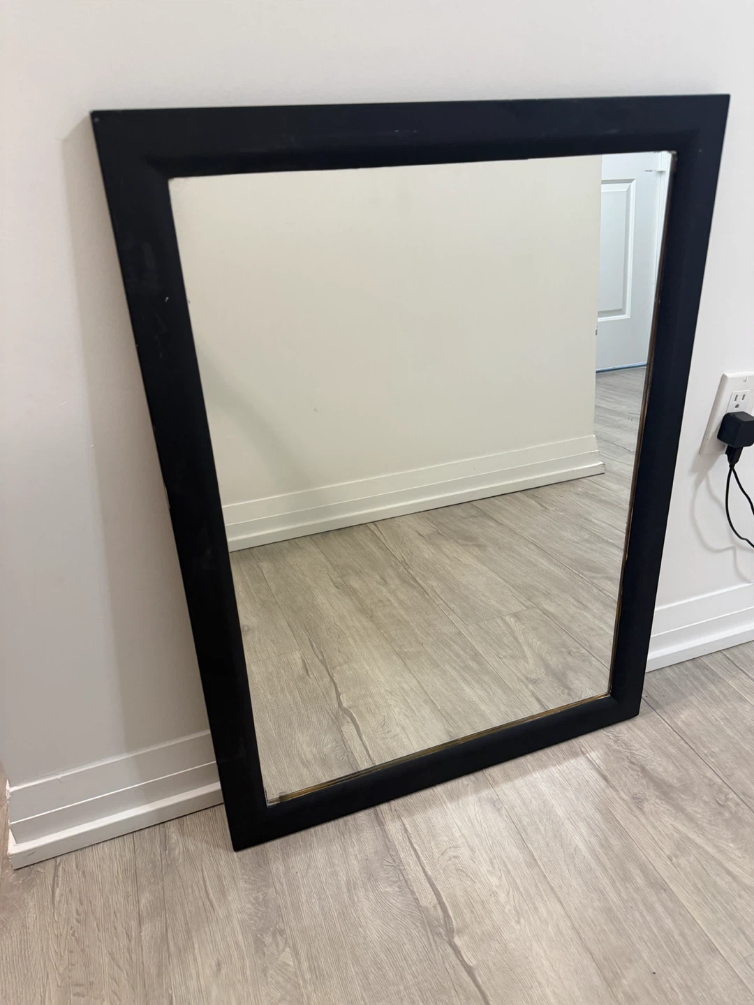 Black Framed Wall Mirror