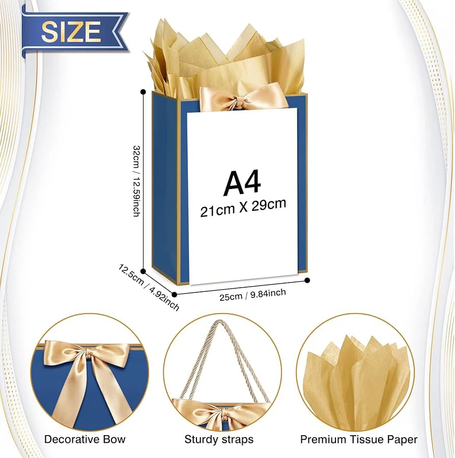 New gift bags medium size set of 2 - photo 2