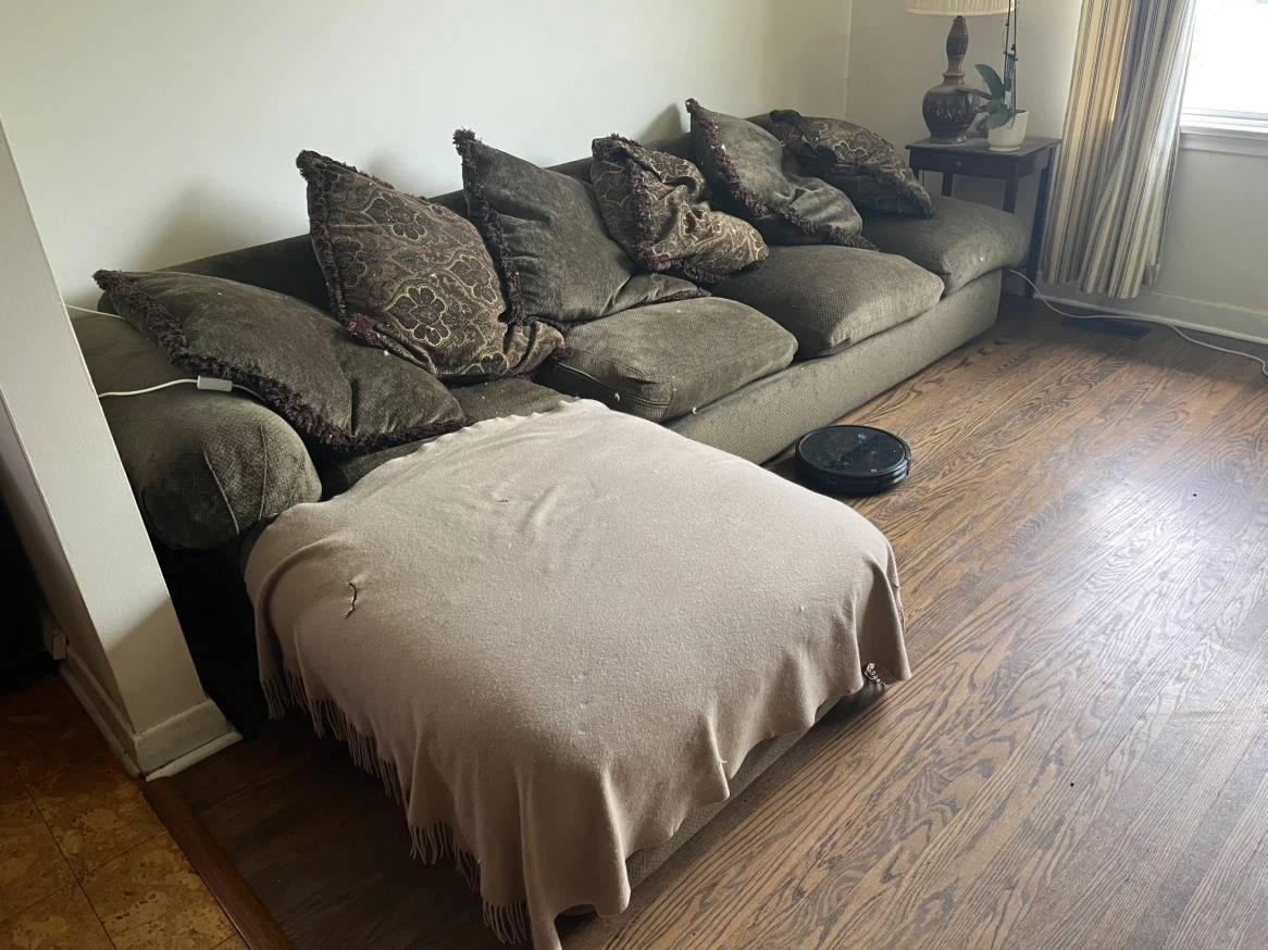 Down filled couch - photo 2