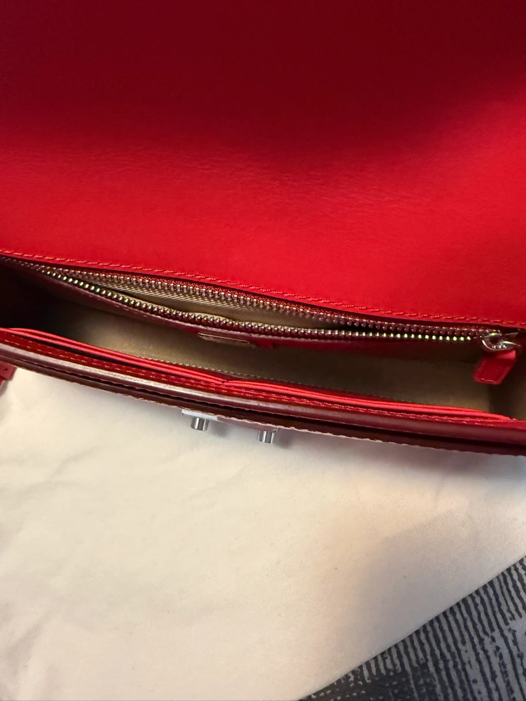 MCM Red Patterned Crossbody Bag - photo 5