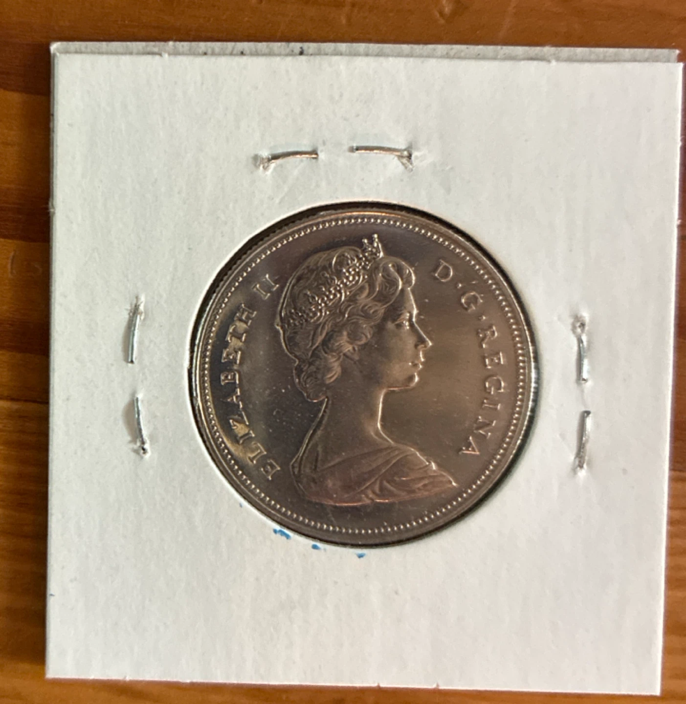 Uncirculated 1974 Canadian 50 Cent Coin - photo 2