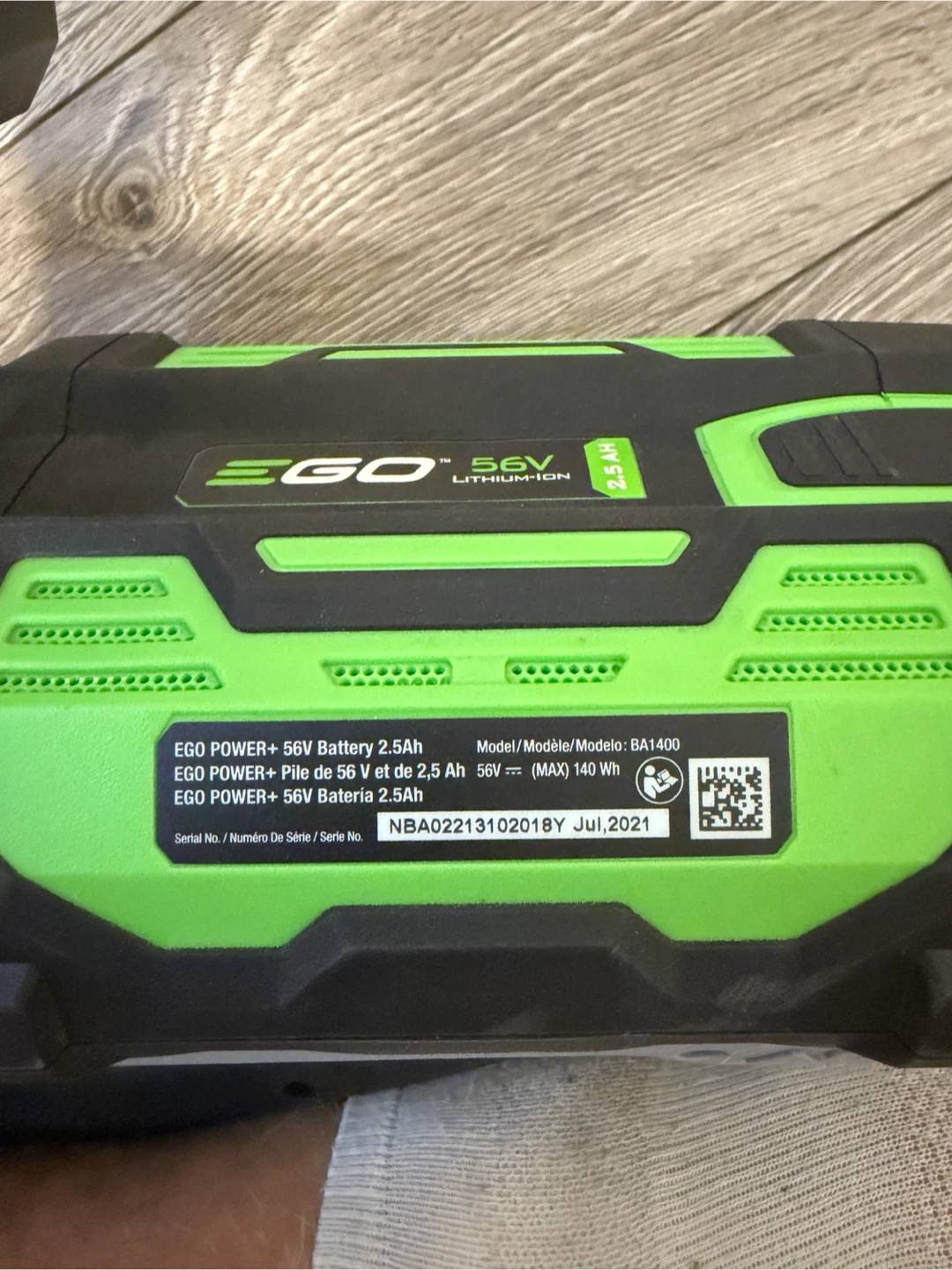 EGO Power+ 56V Cordless Leaf Blower with Battery and Charger - photo 3