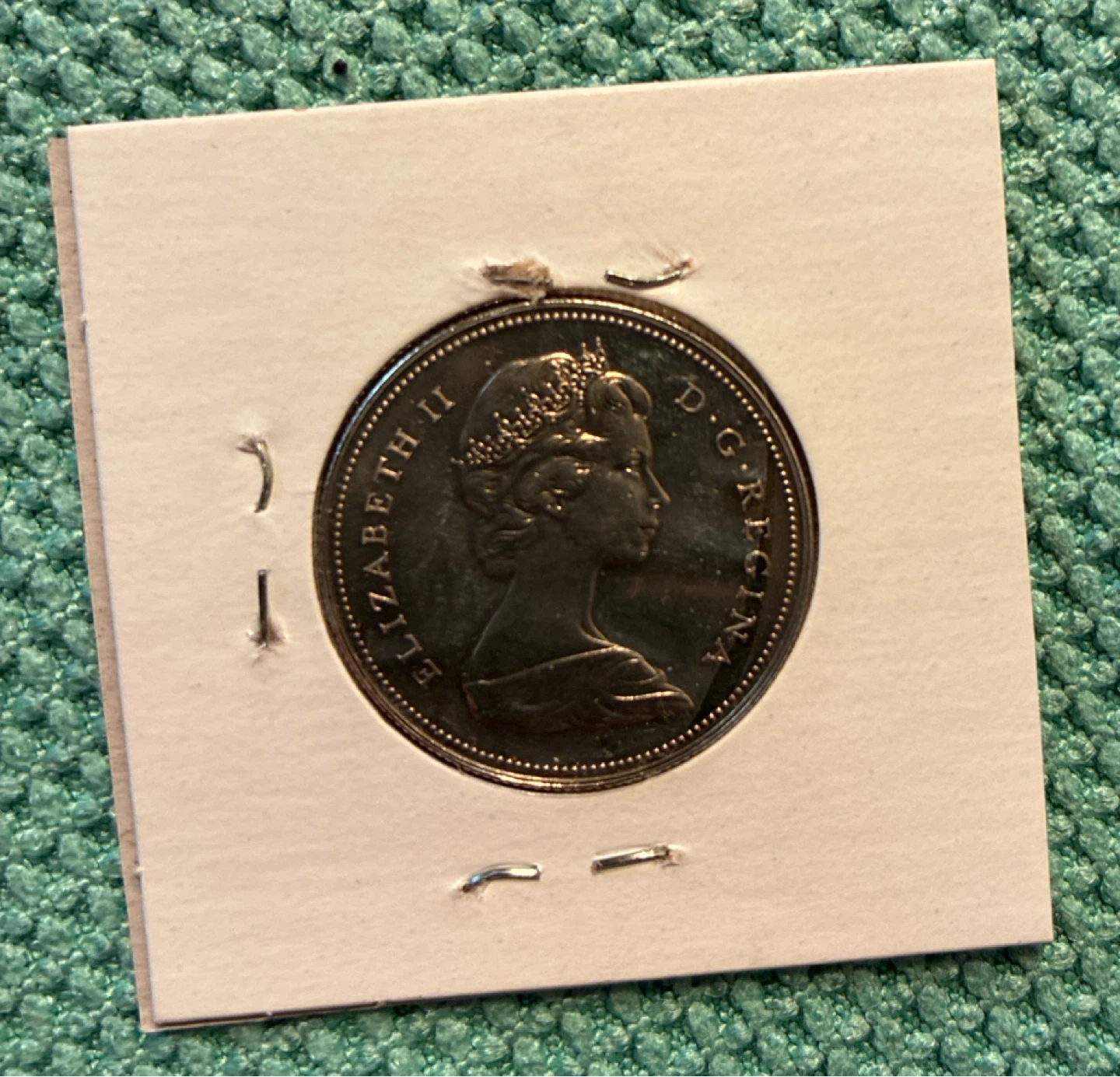 Uncirculated 1973 Canadian 50 Cent Coin - photo 2