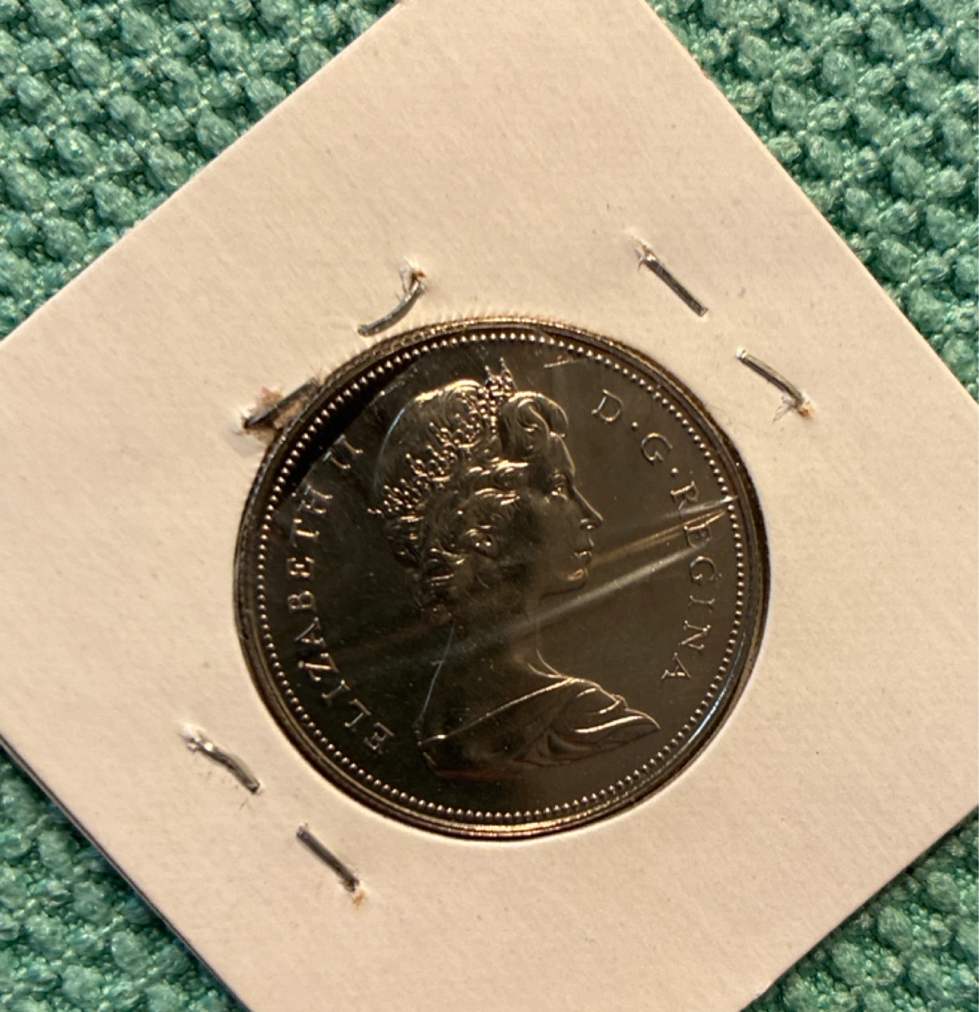 Uncirculated 1972 Canadian 50 Cent Coin - photo 2