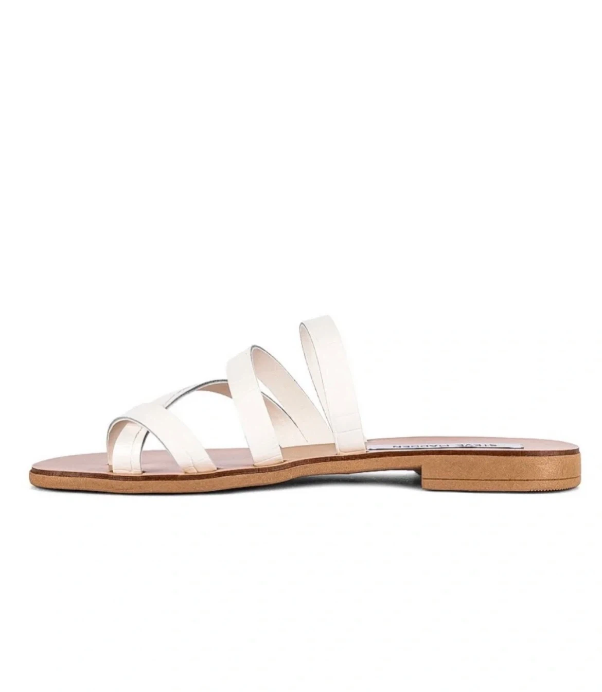 Steve Madden white strappy sandals - photo 3