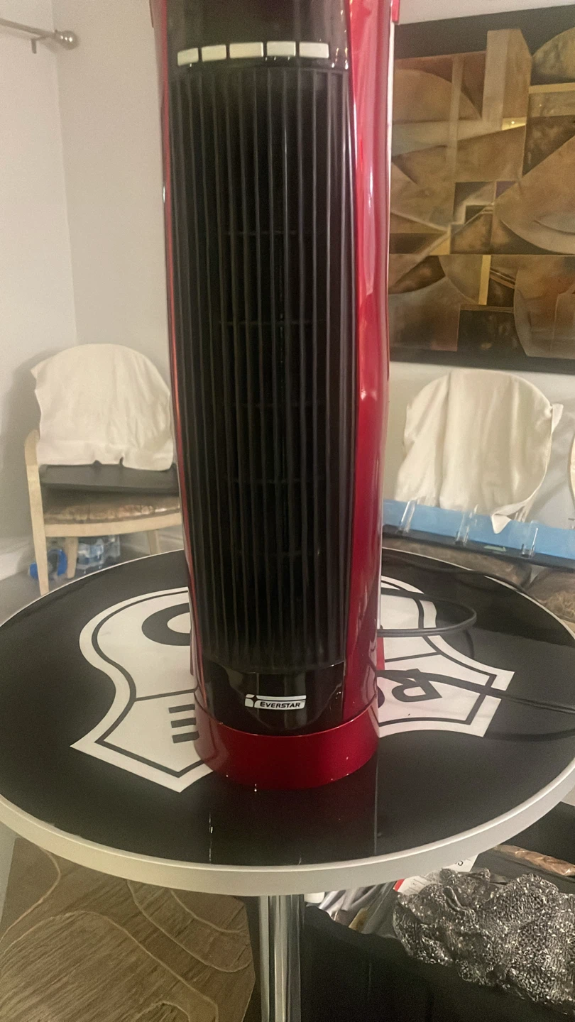 Everstar Red Tower Fan