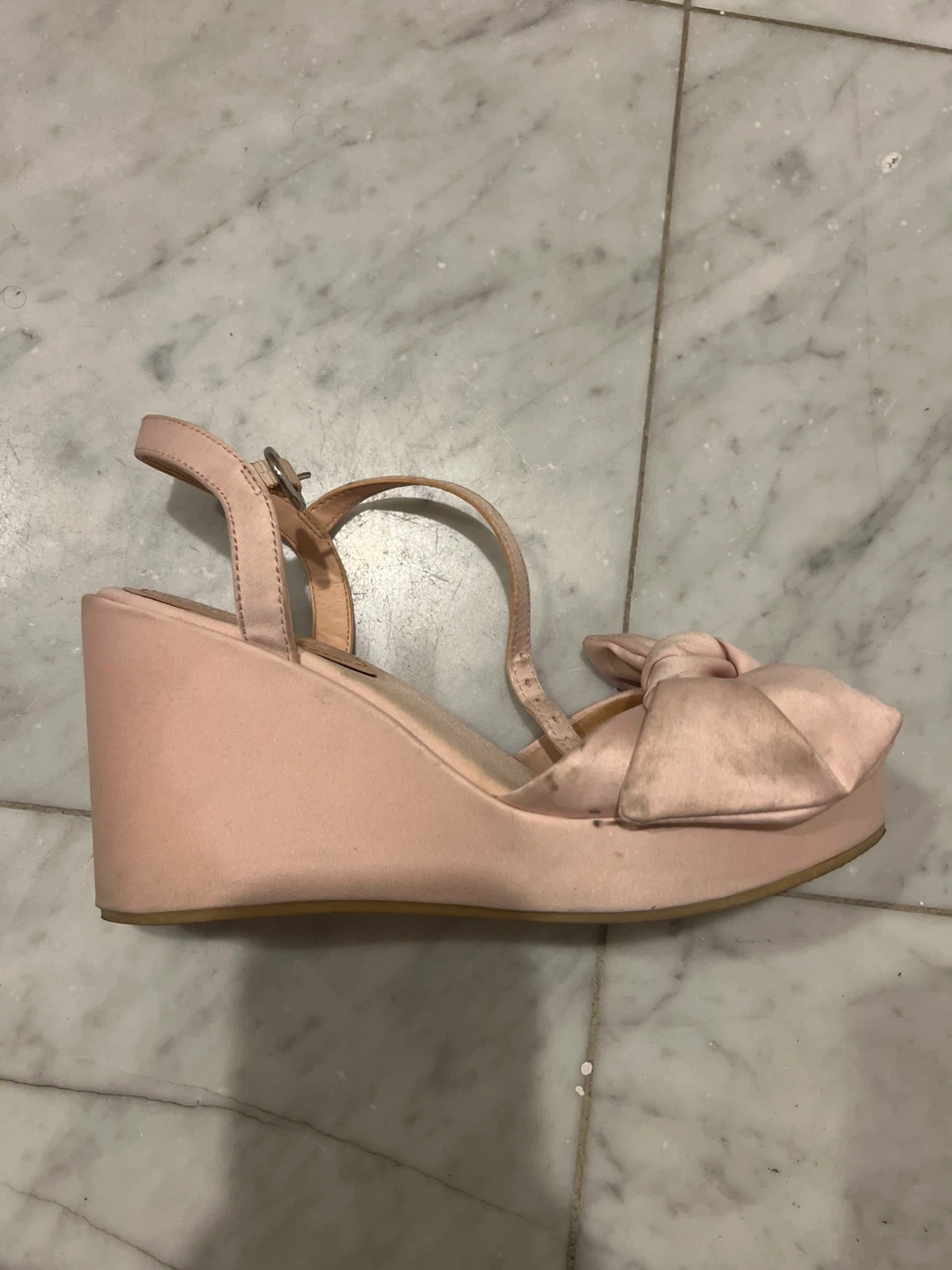 Pink Wedge Sandals Size 36 - photo 2