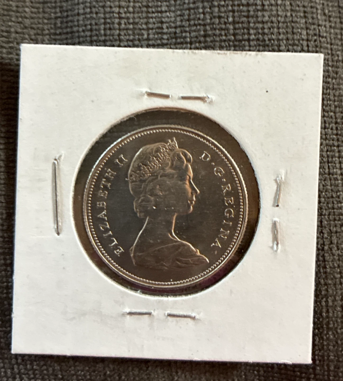 Uncirculated 1969 Canadian 50 Cent Coin - photo 2