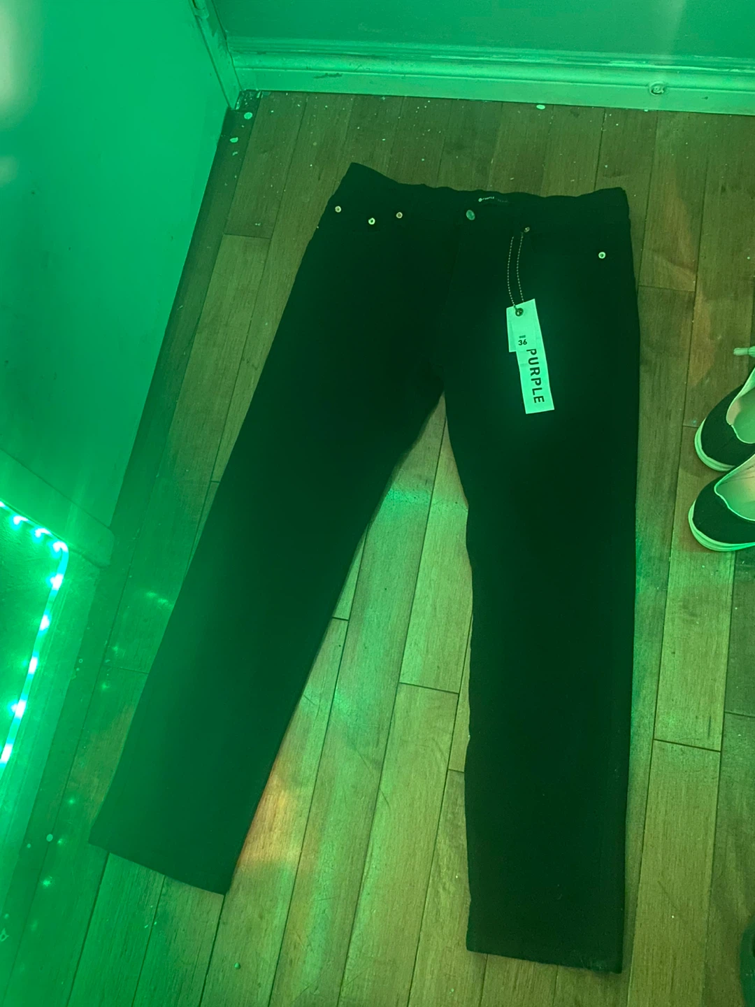 Purple Brand Black Jeans