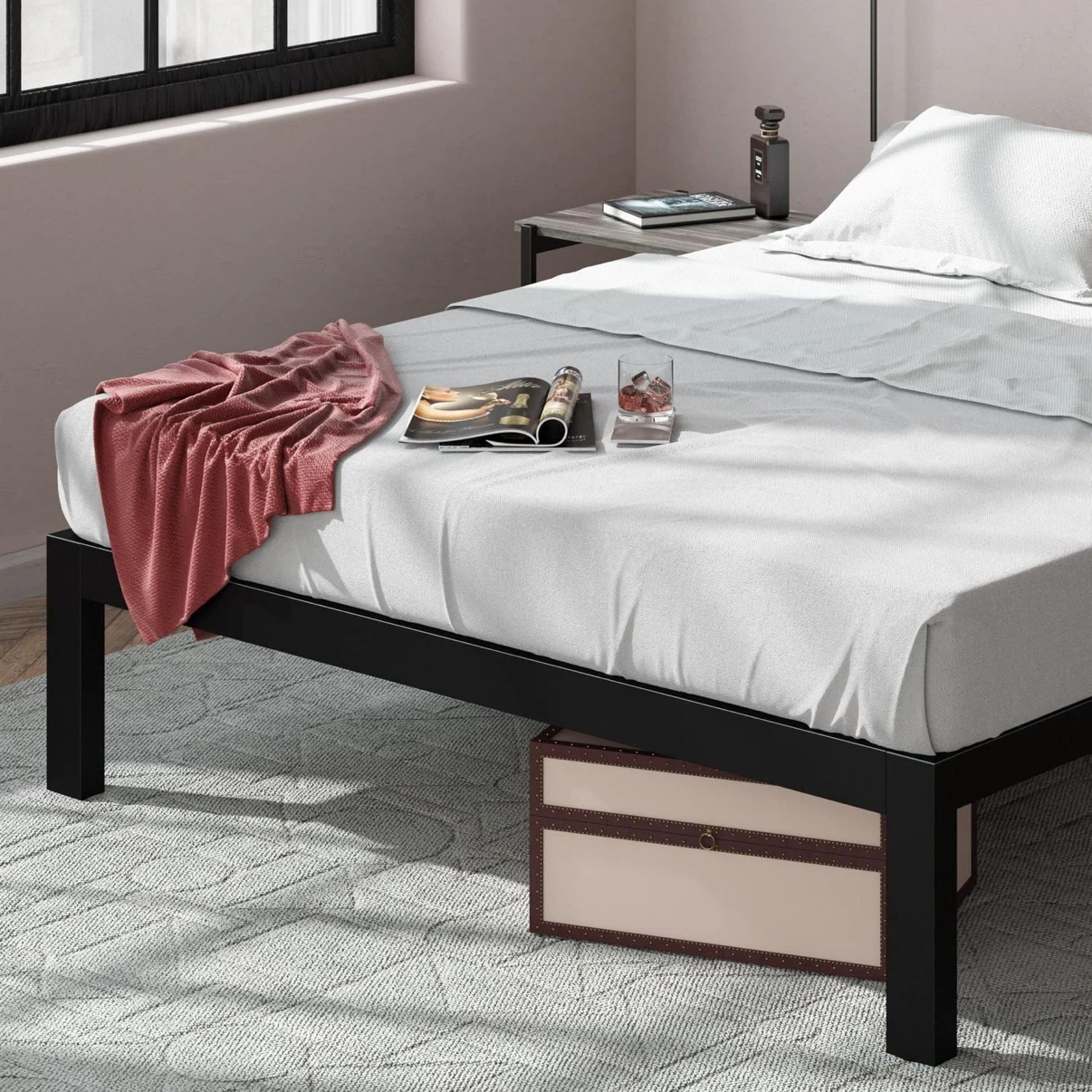 Zinus Lorrick Quick Snap Full 14 Inch Metal Platform Bed Frame - photo 2
