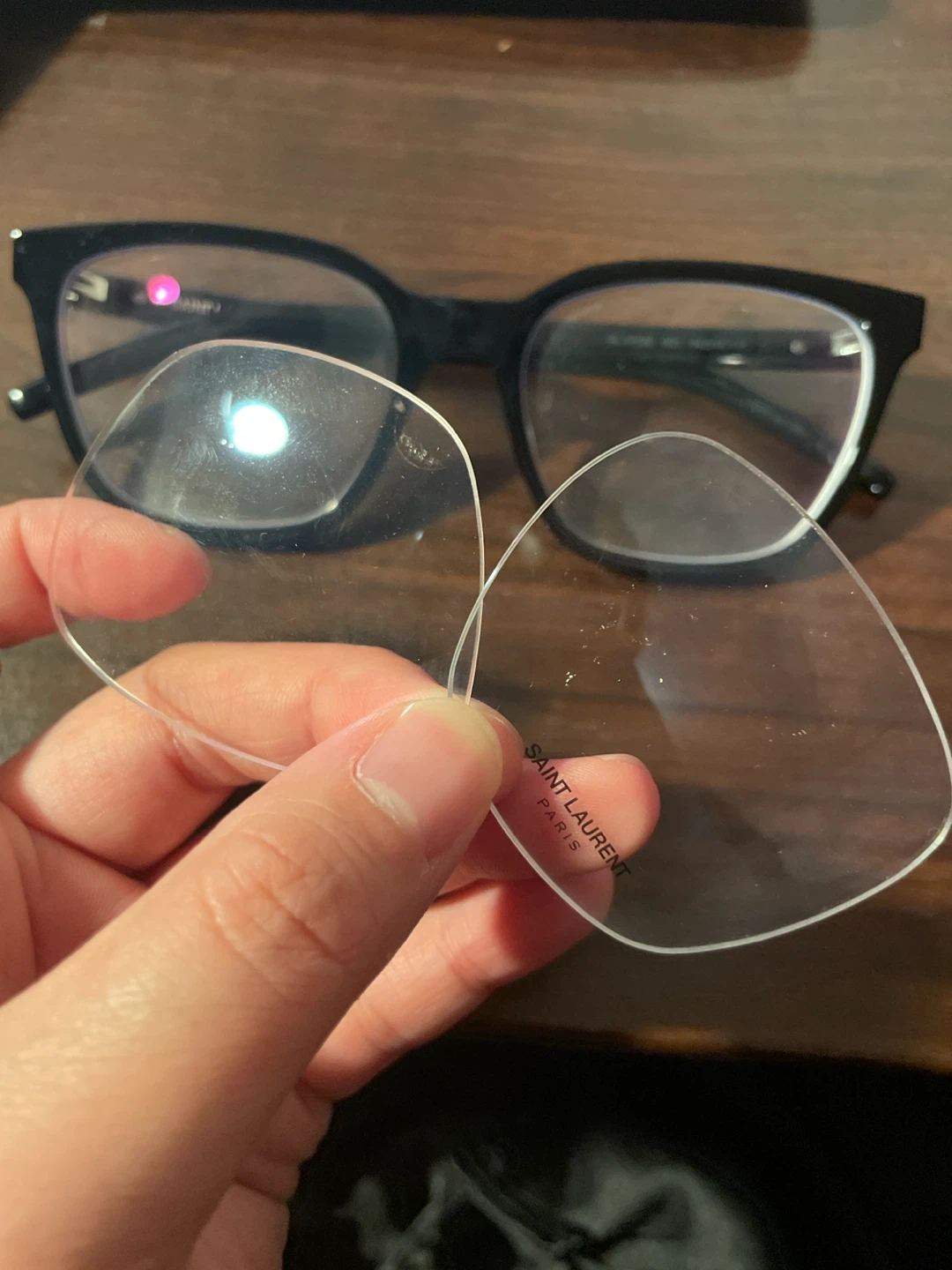 Saint Laurent Black Eyeglasses - photo 3