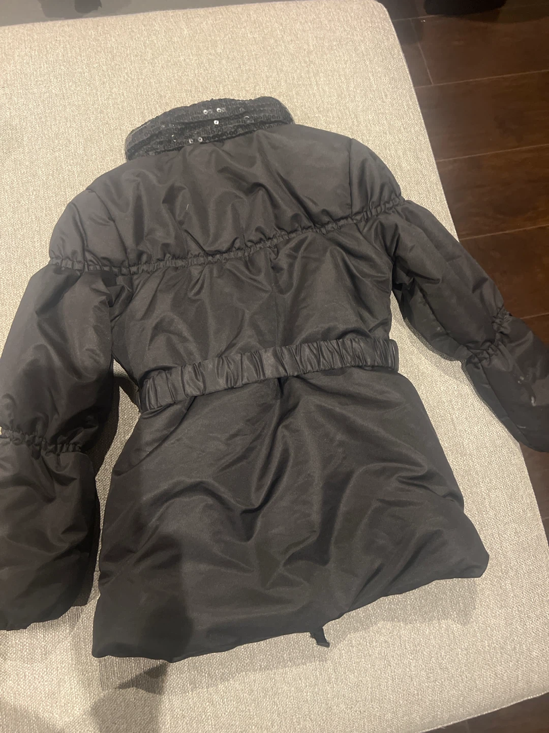 Children's Black Winter Coat - photo 3