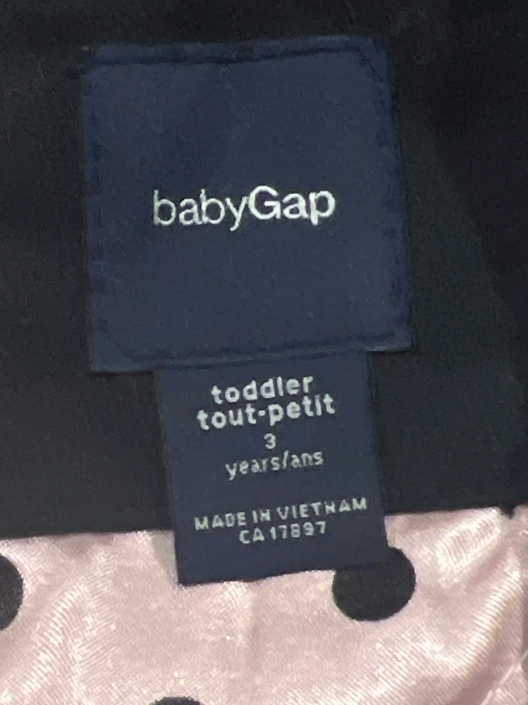 babyGap Toddler Trench Coat - Black