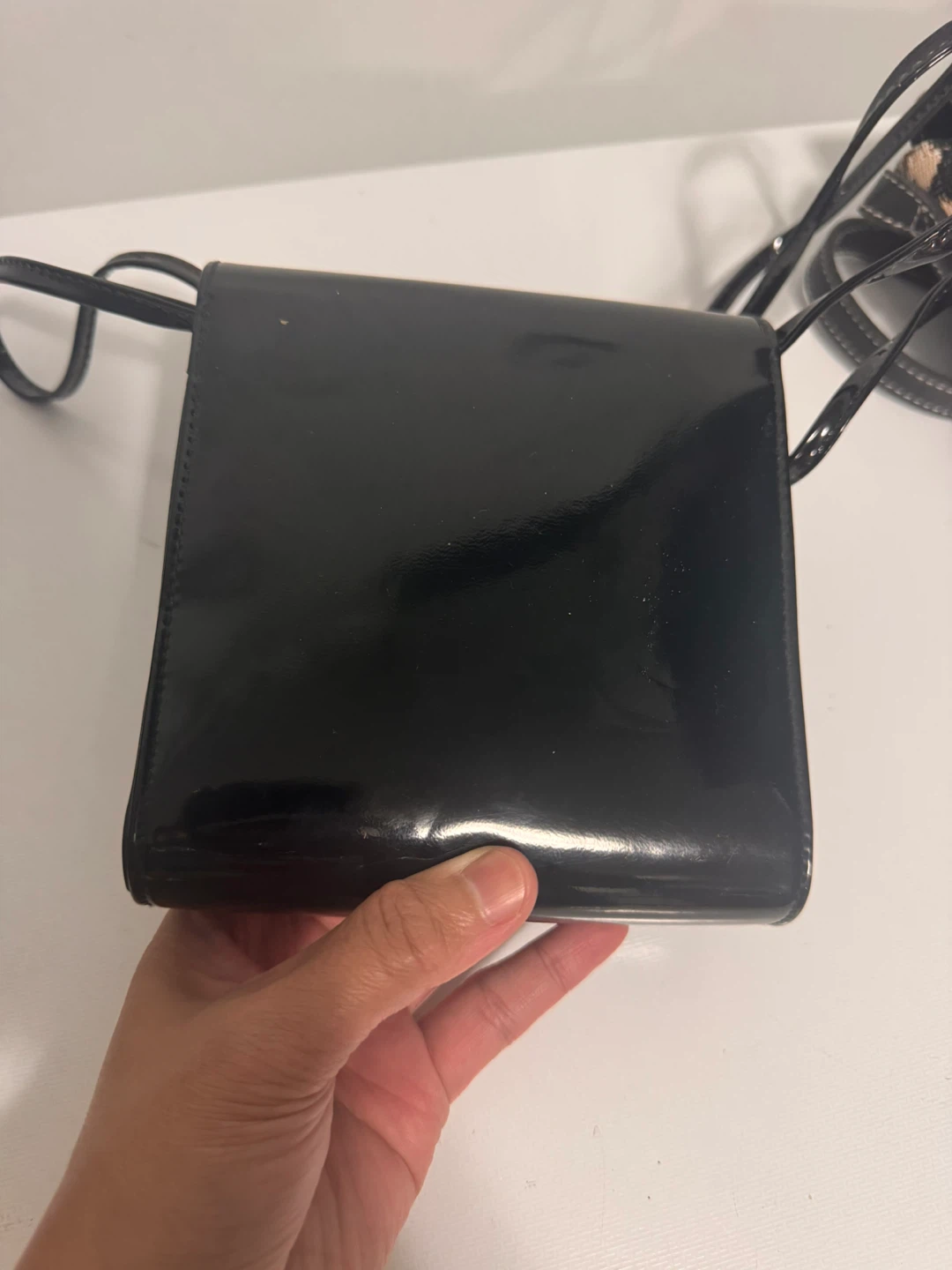 Nikolai Black Patent Leather Crossbody Bag - photo 5