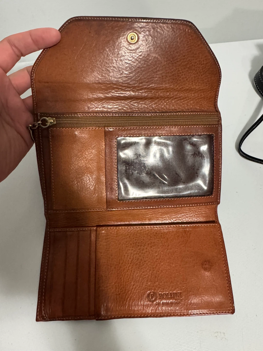 Pollini brown and black wallet - photo 3