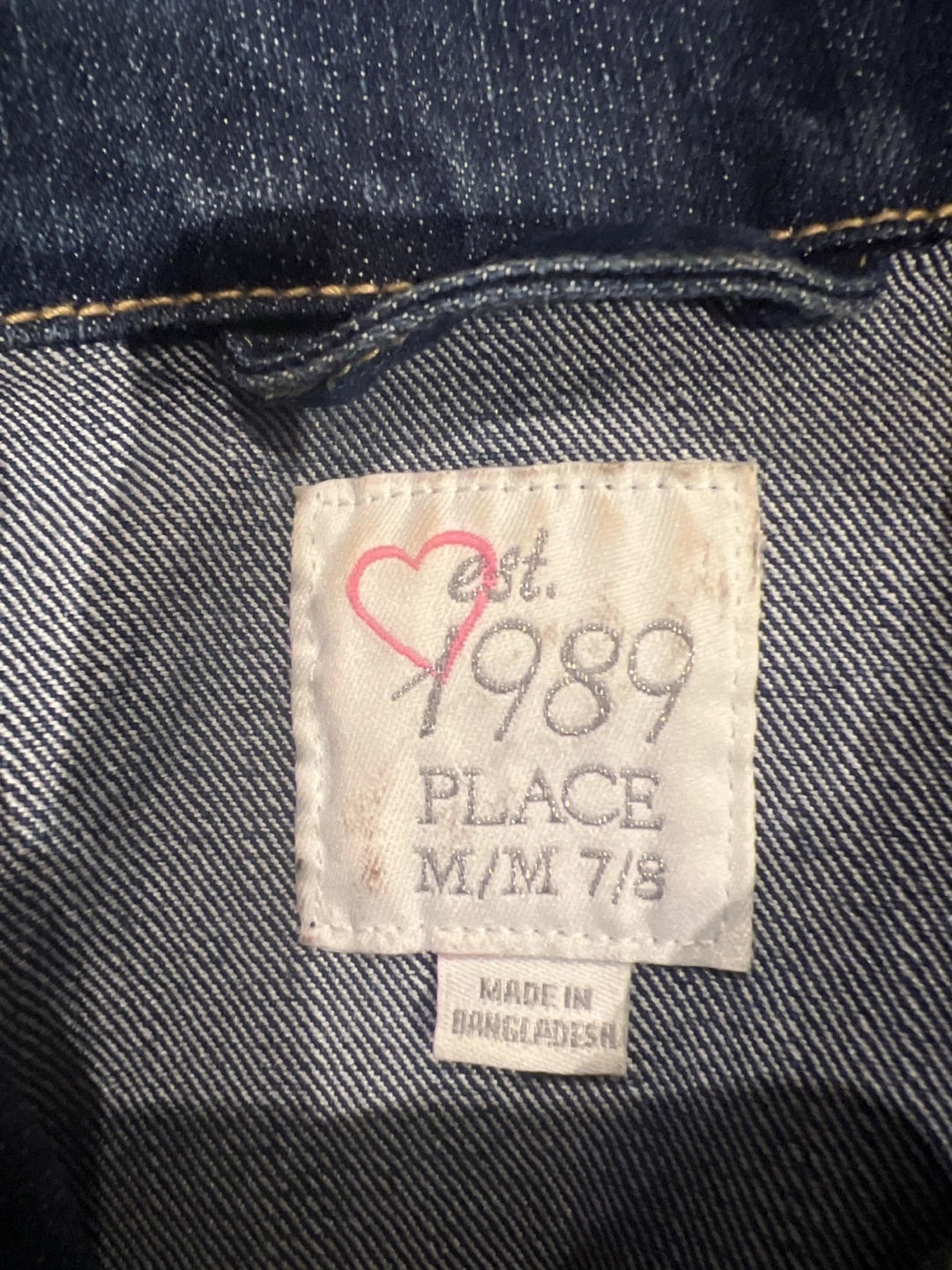 Girls Children’s PLACE Denim Jacket