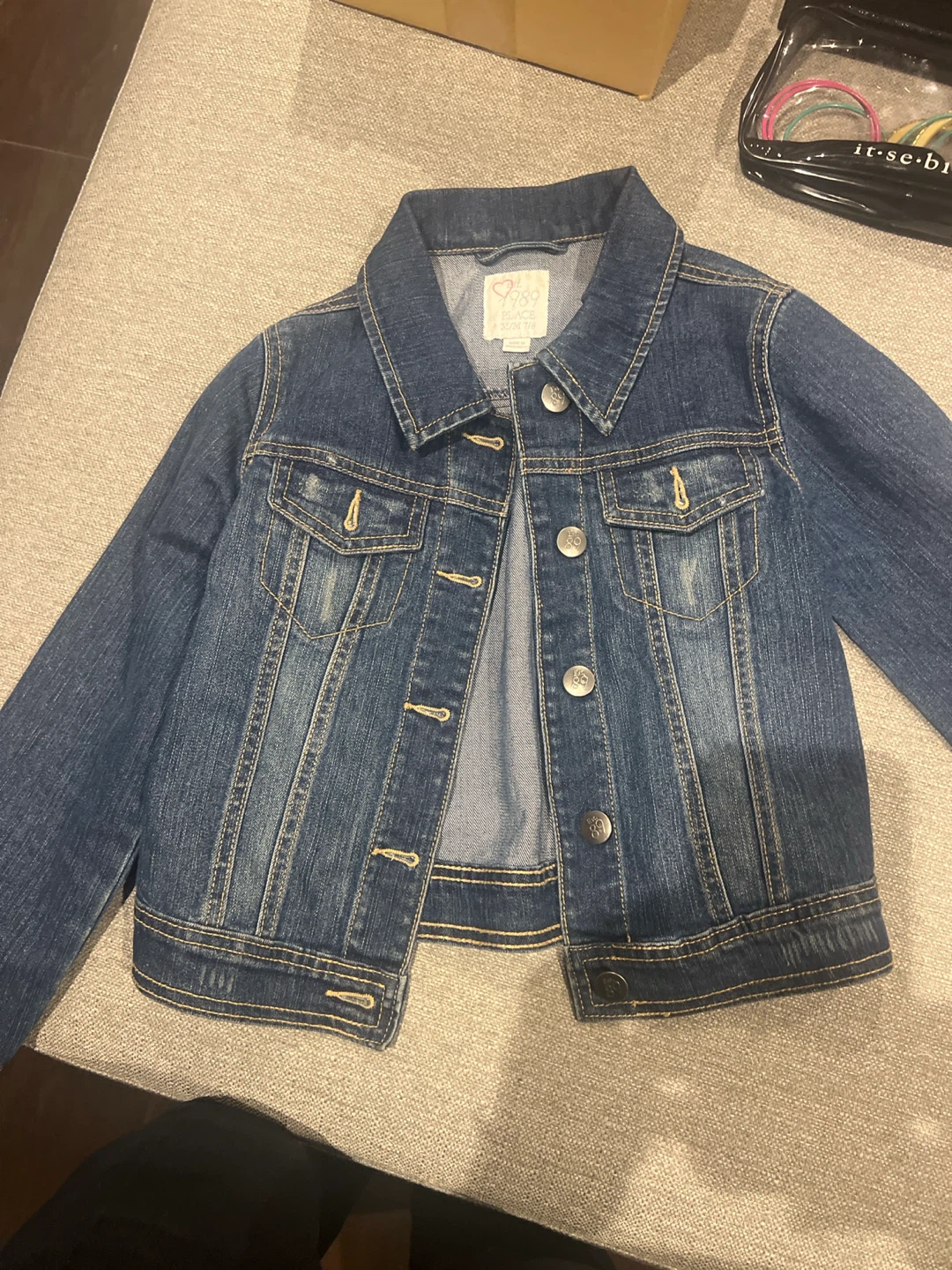 Girls Children’s PLACE Denim Jacket - photo 2