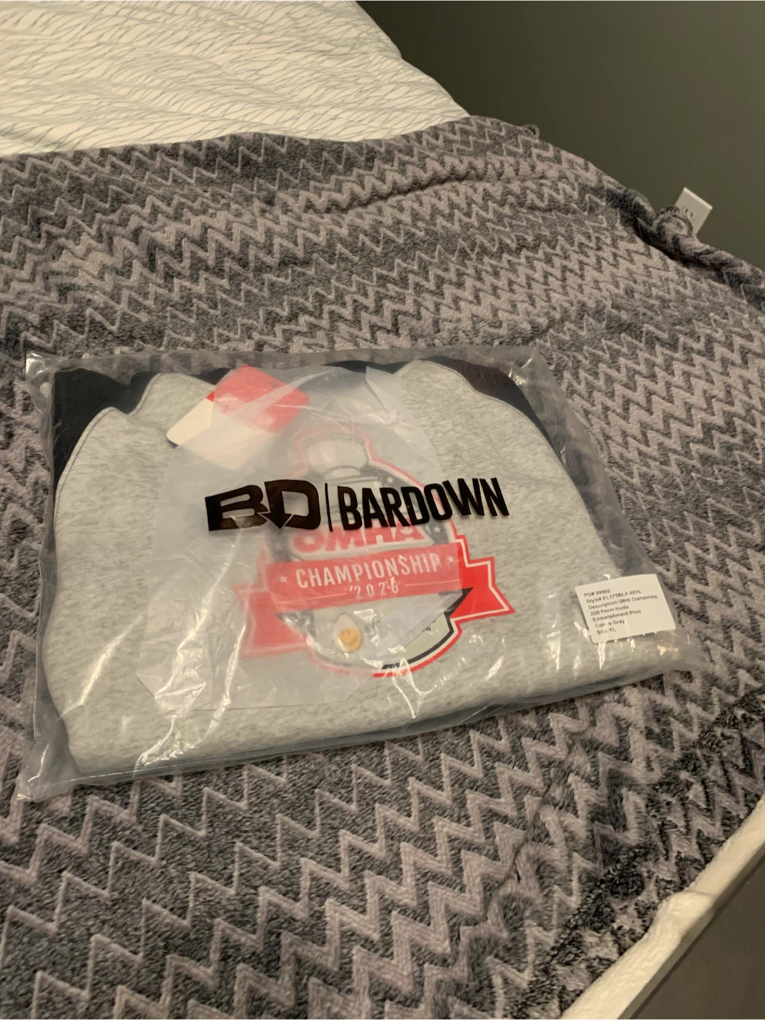 Bardown OMHA Championship 2026 Fleece Hoodie