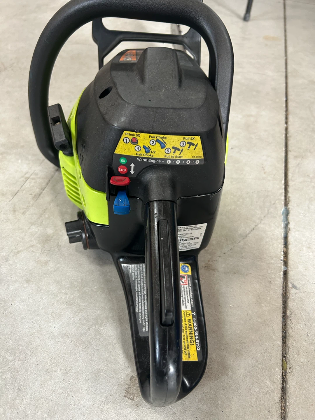 Poulan P3314 Gas Chainsaw 18” bar - photo 3