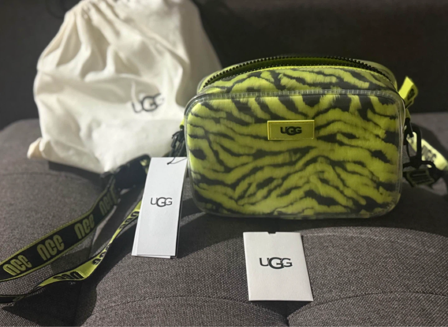 UGG Zebra Print Crossbody Bag