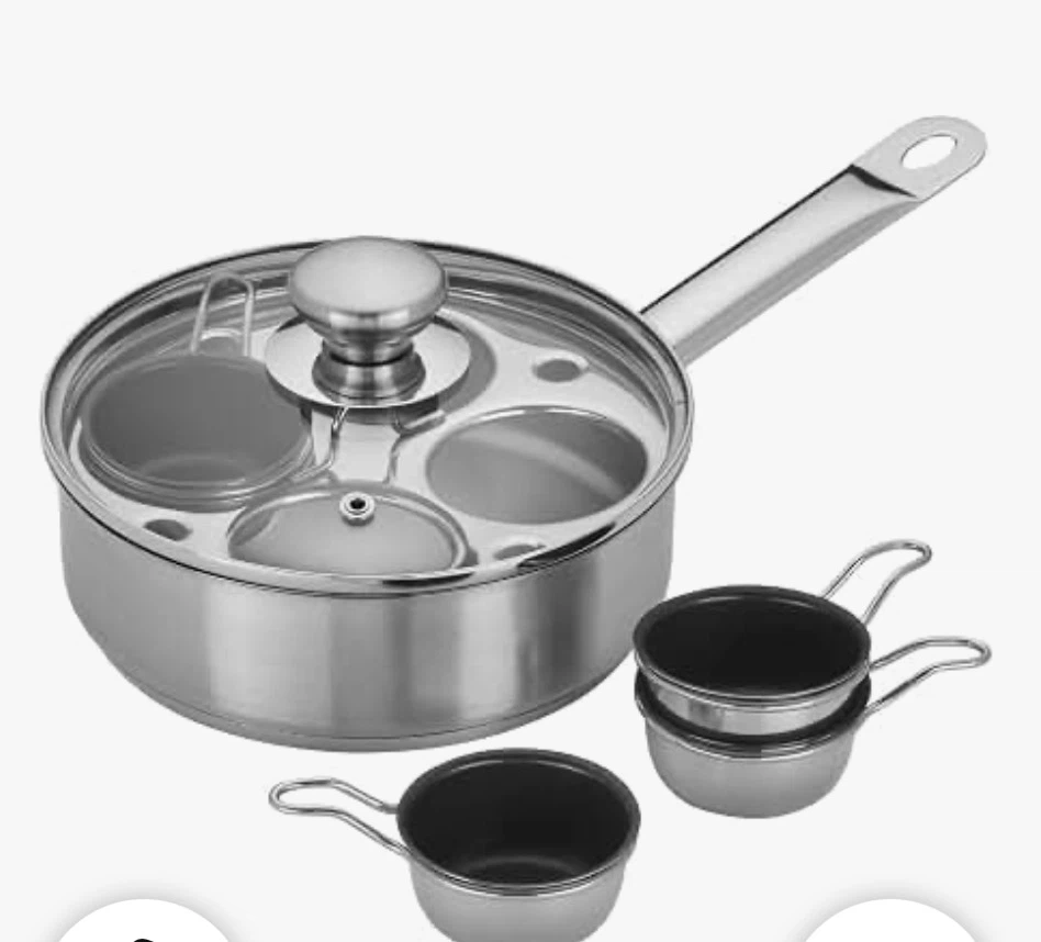 Demeyere Resto 18-10 Stainless Steel Egg Poacher Pan