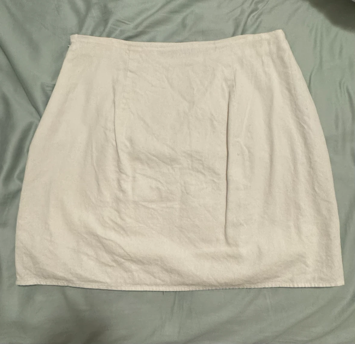 Abercrombie & Fitch White Linen Skirt - M - photo 2